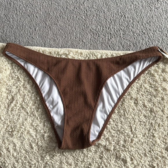 PINK Victoria's Secret Other - New Victoria’s Secret Brown Textured Women's Bikini Bottom size XXL